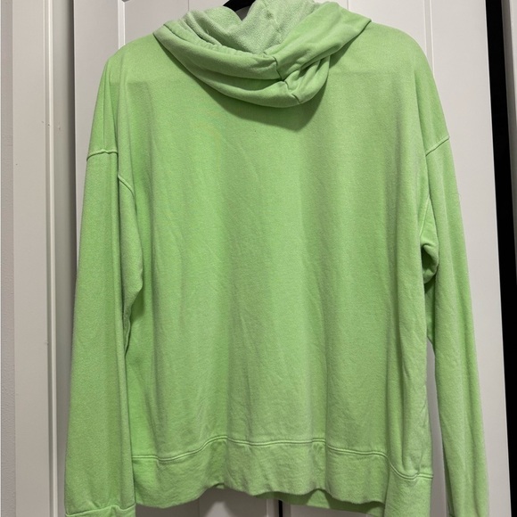 Sundry $110 lime green hoodie sz 2 medium - Picture 3 of 3